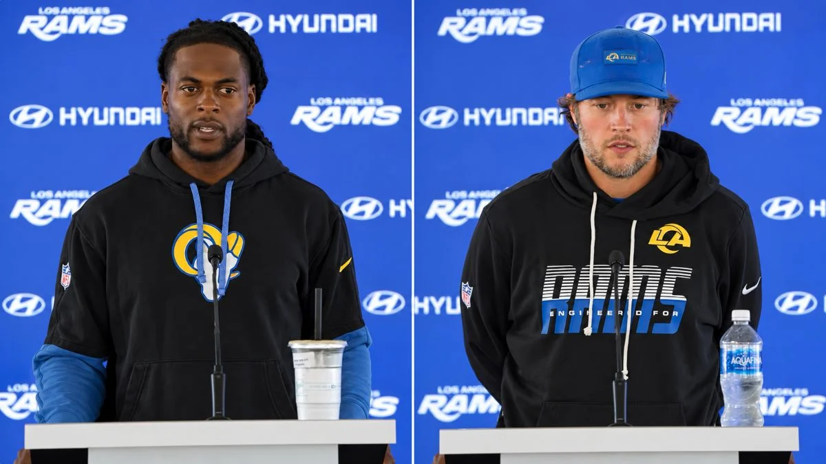 Davante Adams Matthew Stafford Los Angeles Rams